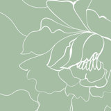 Flower Sketch Floral Peel & Stick Wallpaper by Jamie Graney