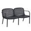Causeuse ergonomique confortable avec coussins hydrofuges et conception légère pour les rassemblements en plein air