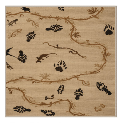 Machine Washable Nature Beige Area Rug