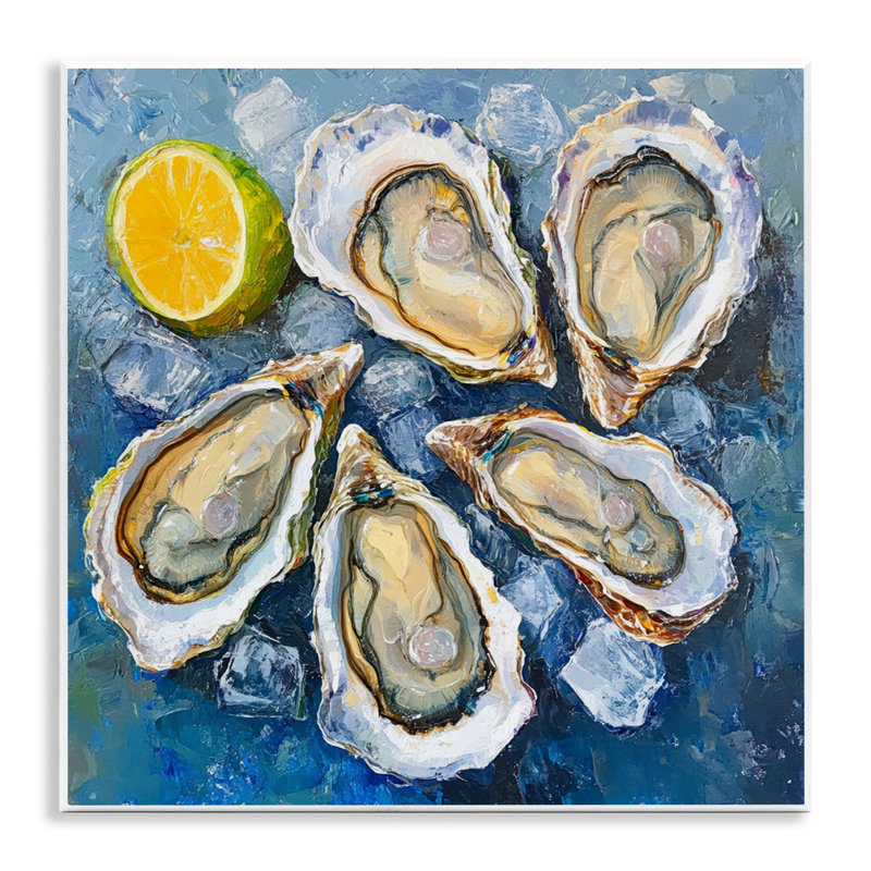  "Lemon & Oysters", art mural sur bois par LSR Design Studio