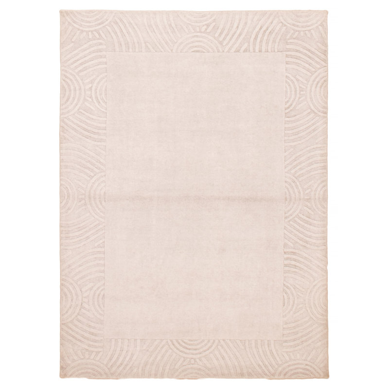 Tapis blanc unique 5 pi 7 po x 7 pi 7 po Kashkuli Gabbeh