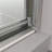 Bypass Shower Door, Sliding Door, With 1/4" Tempered Glass And Polished Finish 56-60"X70"-119845686