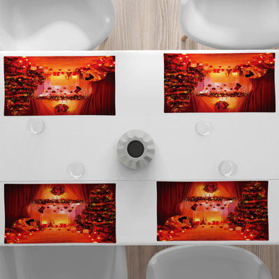 Polyester Abstract Rectangle Placemat