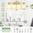 Modern 4-Light Bathroom Vanity Fixture With Milky White Glass Shades,  Wall Lamp For Mirror, Living Room, Cabinet, And Bedroom-1373827954