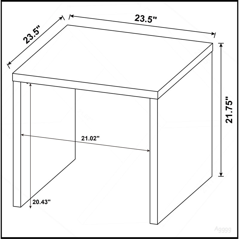 Ensemble de tables basses 3 pièces Parker
