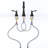 Bathroom faucet with 360 degree turn spout-110825970