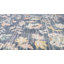 Tapis oriental rectangulaire en polyester bleu marine Helen-1310748033