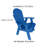 Aigris Fire Pit Chair - Upright Poly Adirondack Chair-1214667937