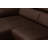 Blagovesta Genuine Semi-Aniline Leather Corner Sofa with Upholstered Frame-500218775-500218779