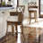 Bali Hai Swivel Upholstered Counter Stool-44641230