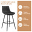 Faux Leather Modern Low Back Counter Stool-958689549-959345386-959345390