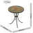 Ondara 2 Seater Bistro Set with Cushions