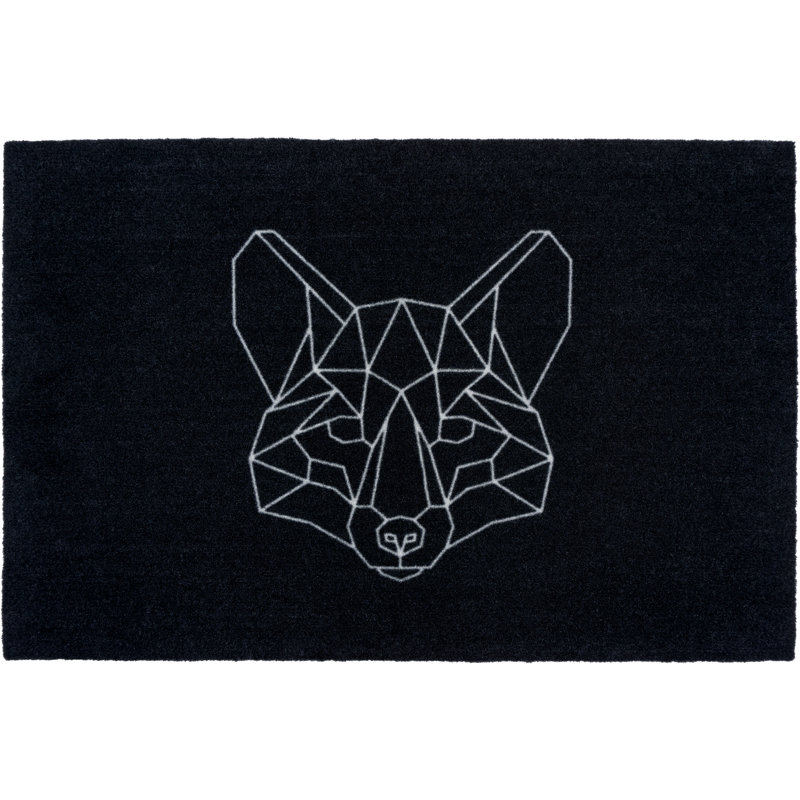 Fußmatte Modern Printed - Waschbare Türmatte bedruckt Bär 50 x 75 cm