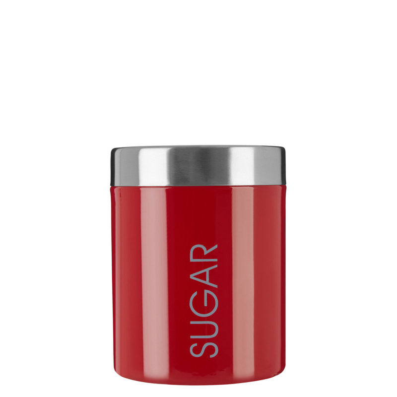 Metal Jar, Red