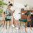 Upholstered Dining Chair With Wooden Frame-1252833043-1244952187