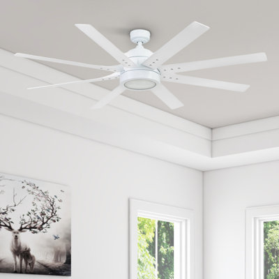 Xerxes Modern Indoor Ceiling Fan with Lights and Remote Control