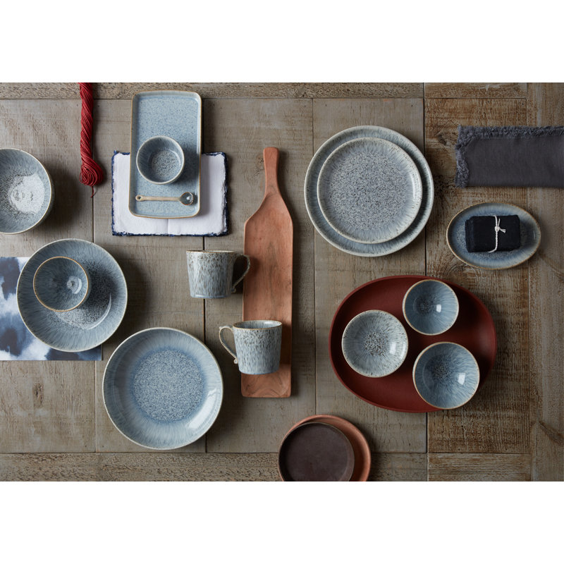 Denby Halo Speckle Coupe Pasta Bowls