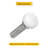 Brixwell 19-123 Thumb Screw White Finish