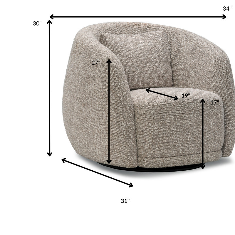 Chaise pivotante Paloma