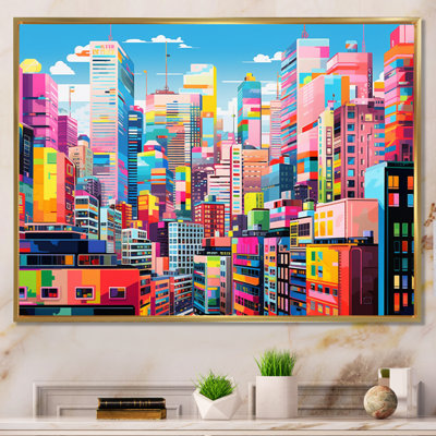 " Colorful City Tokyo Popart III "