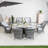 Rectangular 6 - Person 70.87'' Long Fire Pit Table Dining Set With Cushions