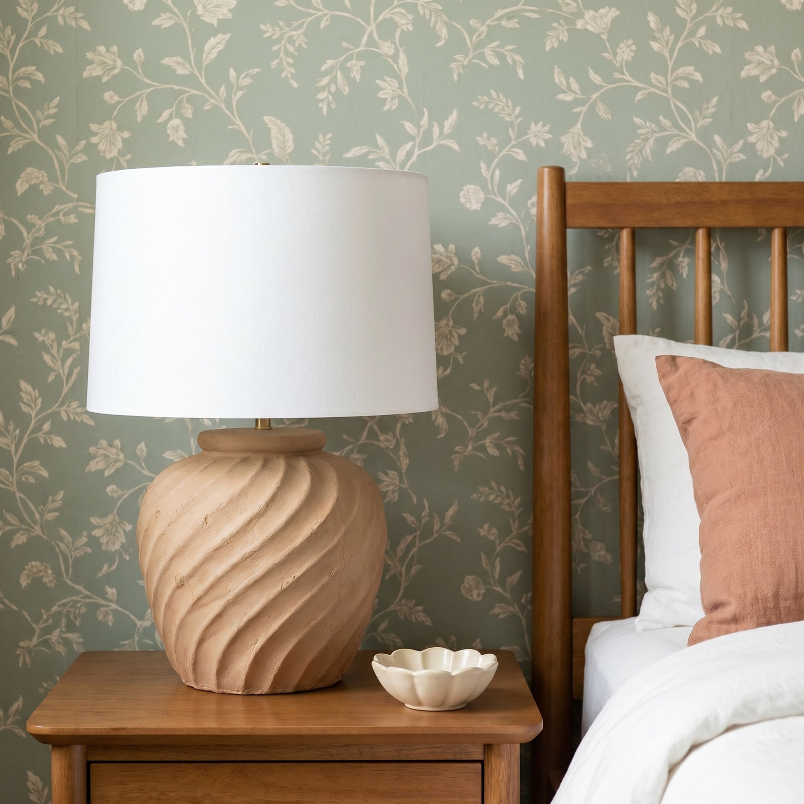 Terracotta Table Lamp