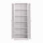 Armoire de cuisine en métal - 72 po de hauteur avec 5 tablettes réglables pour cuisine / garde-manger / salle de bain