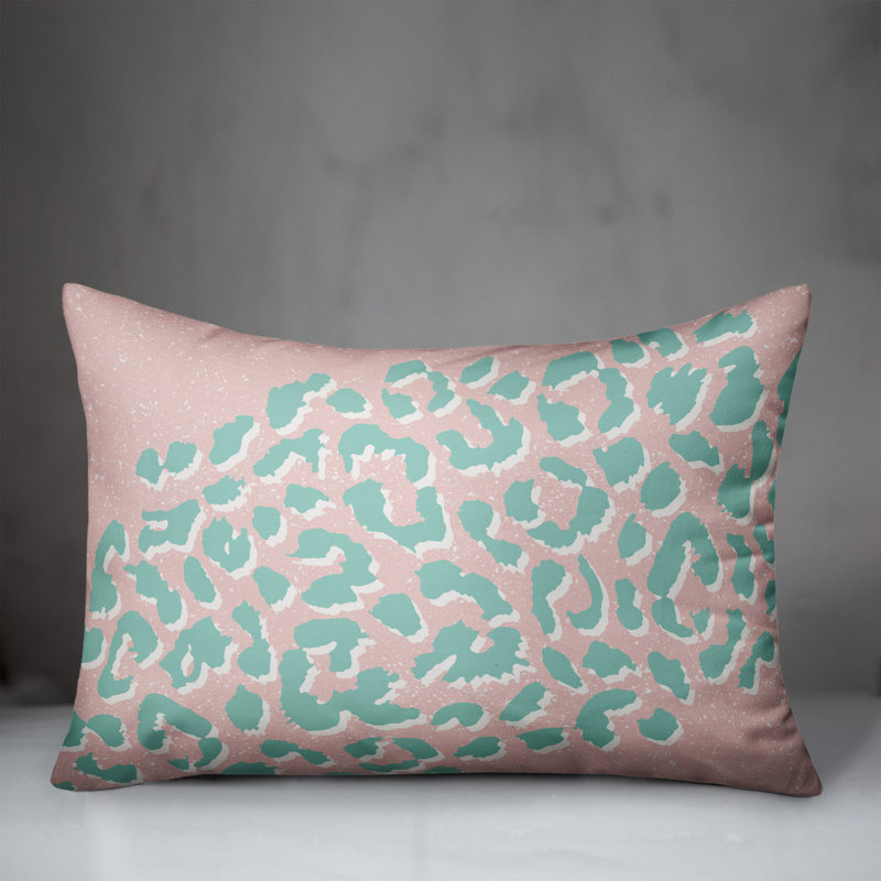 Animal Print Reversible Throw Pillow