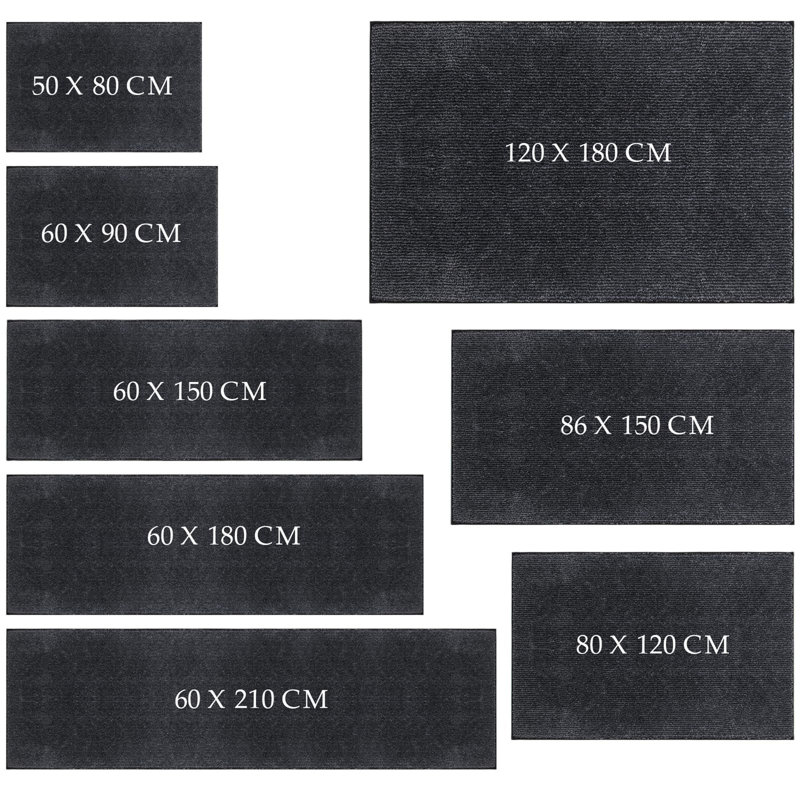 W120 x L80 Cm Non-Slip Door Mat