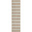 Tapis de couloir d'extérieur 8 pi beige