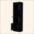 Black Bar Cabinet With Wine Storage-96754801