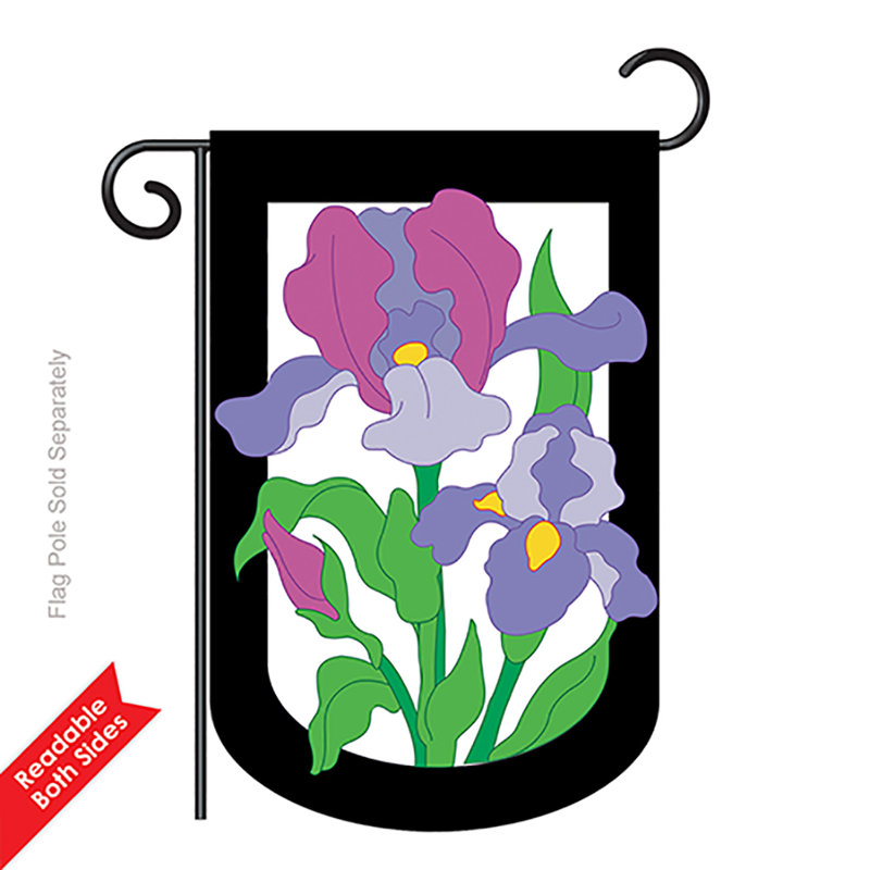 Drapeau de jardin Regatta Iris Spring
