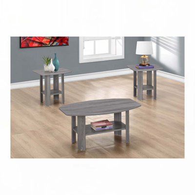 Ensemble de tables basses en bois avec pieds en bois