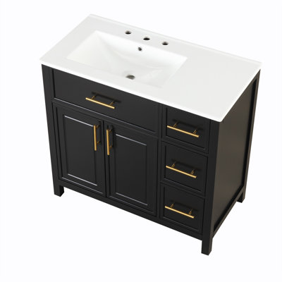 Armoire de salle de bain autoportante Edmay