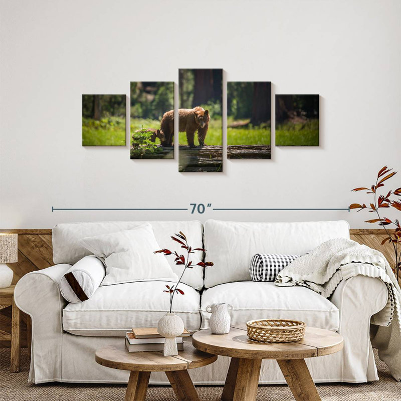 Sequoia Wild Bears, 24" H x 55" W