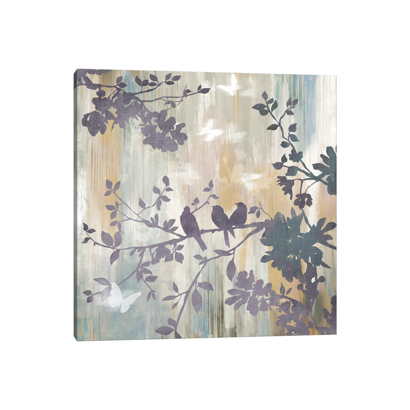 Mist Foliage I by Asia Jensen - Wrapped Canvas Print, 30.48 cm H x 30.48 cm W