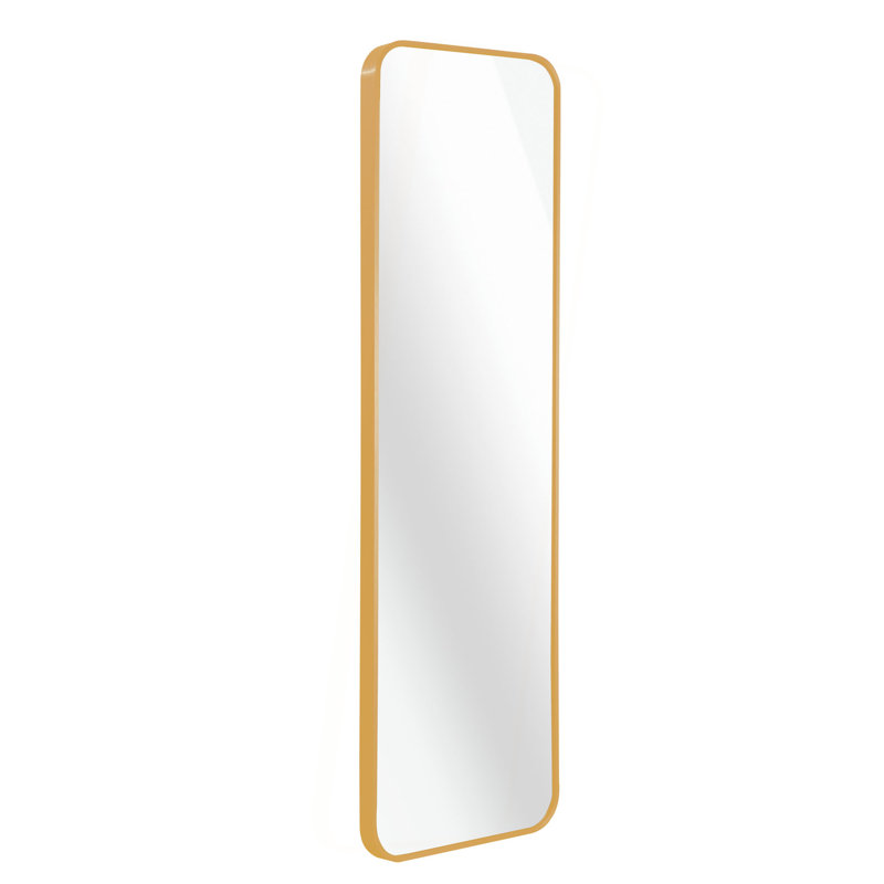 Miroir 47 po x 14 po., Doré
