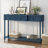 Console Table, Sofa Table With Drawers And Long Shelf
