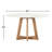 Oleta Oak Round Marble Top Dining Table-102710693