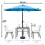 Parasol de marché inclinable Tempo de 2,74 m-881053584