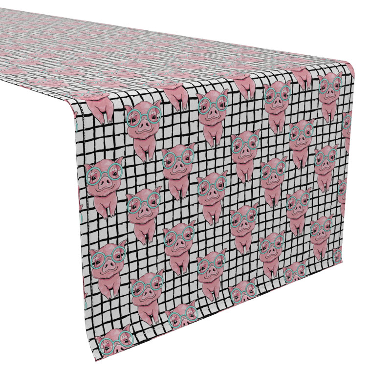 Rectangular Cotton Twill Tablecloth, 90" L x  16" W
