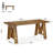 63" Farmhouse Executive Computer Desk For Home Office