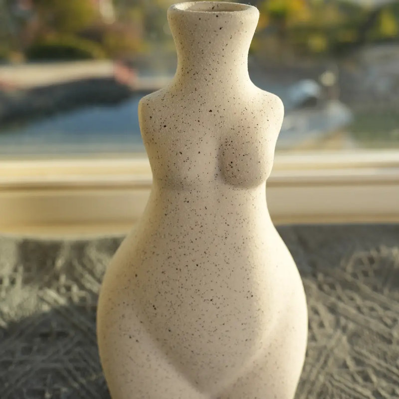 8.625"h Ceramic Vase