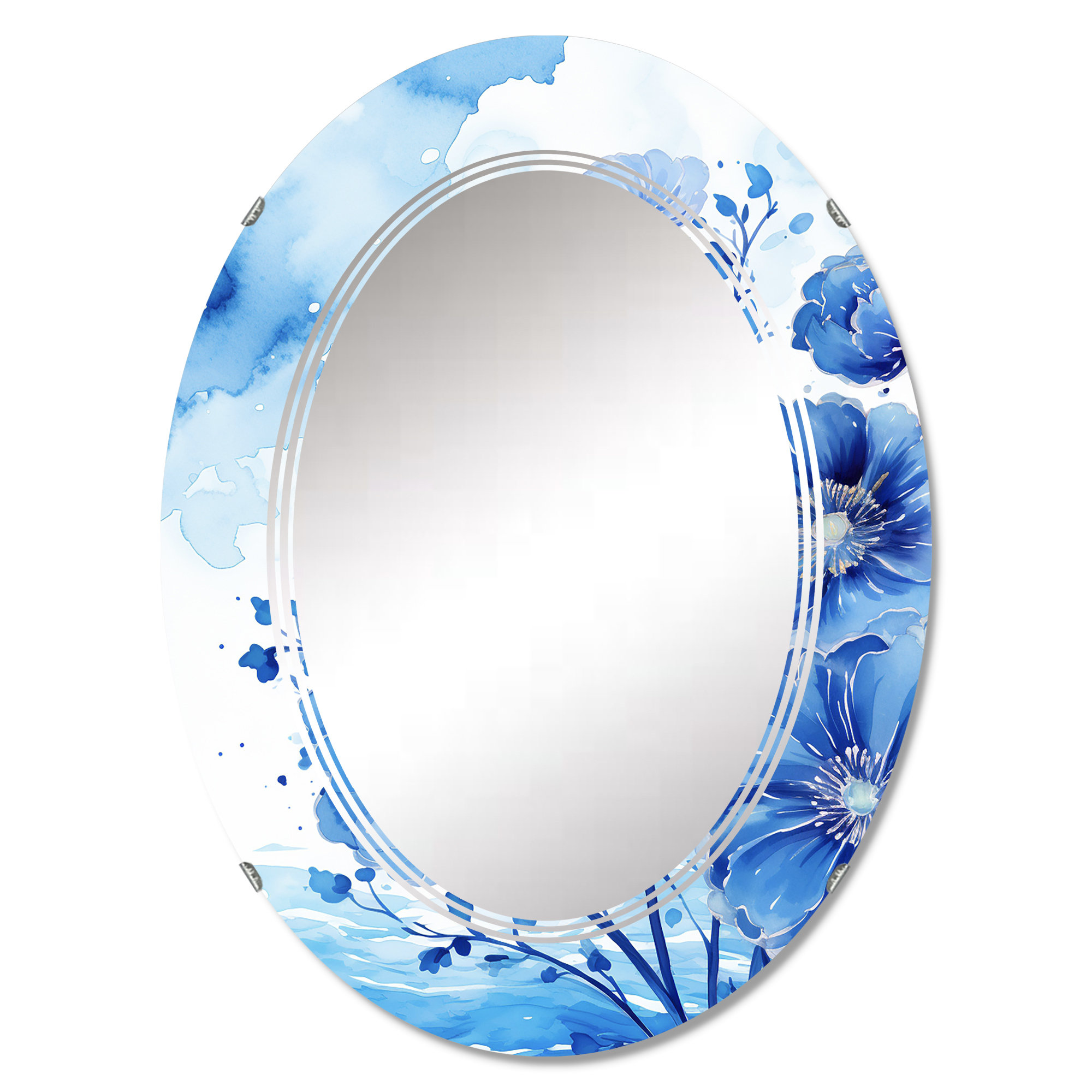 East Urban Home Merius Oval Wall Mirror | Wayfair