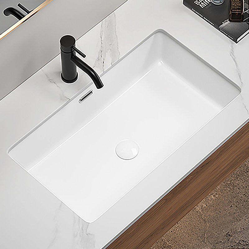 White Undermount Kitchen Sink 28 Inch Fireclay Drop-in Deep & Modern Farm Sink Large Single Bowl Topmount Accessory Kit Included
