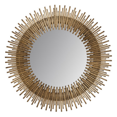 Prescott Starburst Metal Wall Mirror