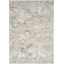 Tapis abstrait en polyester gris Brejae-1384746190