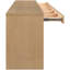 Console / bureau en bois massif et placage de chêne Avro