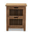 Table de chevet 2 tiroirs Crantor-2119452316