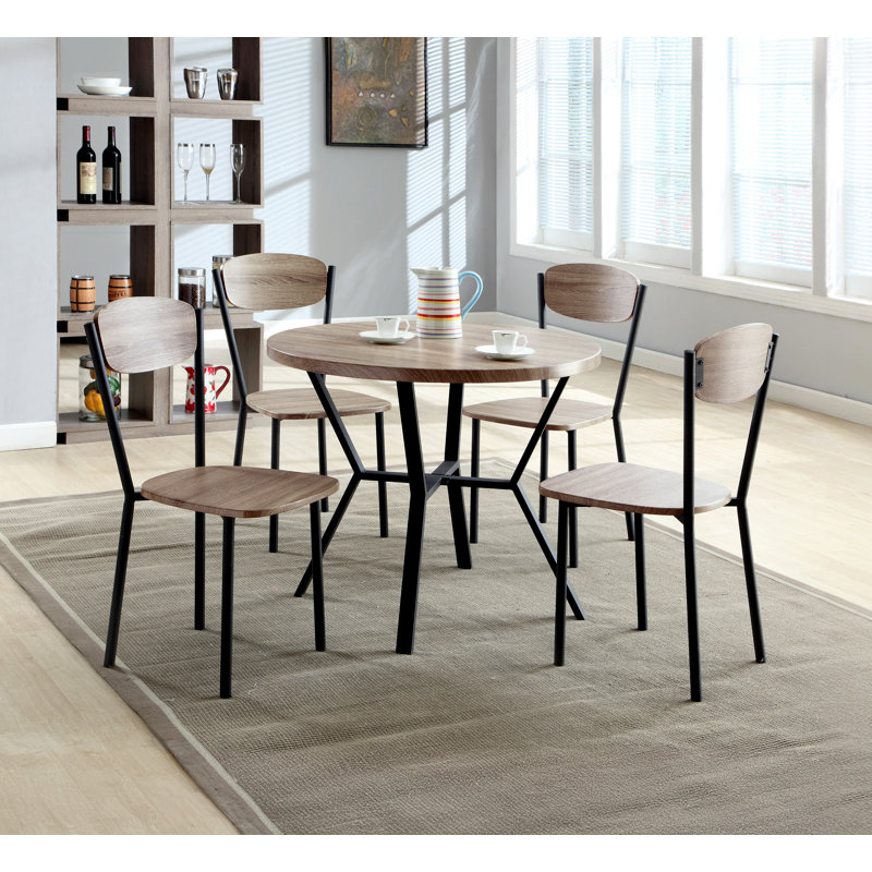 Ensemble de chaises rondes 5 pièces